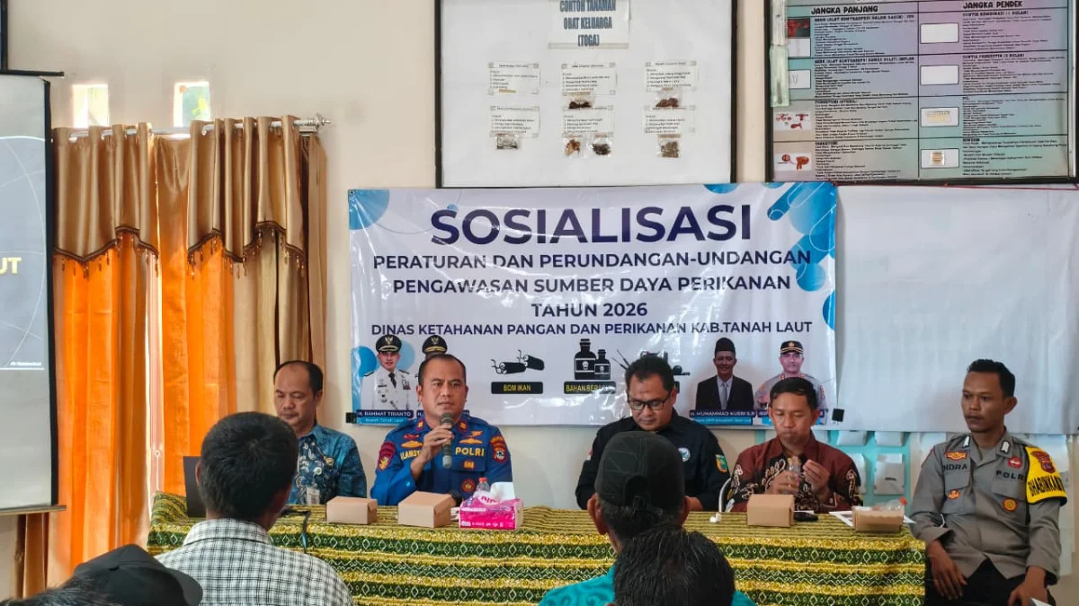 Cegah Penangkapan Ikan Ilegal, Sat Polairud Polres Tala Sosialisasikan Pengawasan Sumber Daya Perikanan
