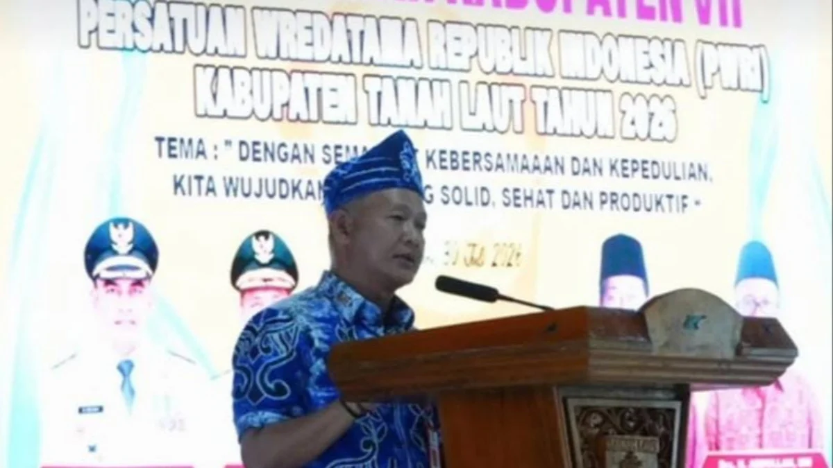 Dorong Penguatan Sinergi Daerah Melalui Muskab VII PWRI, Pemkab Tanah Laut Apresiasi Pengabdian Purnatugas ASN