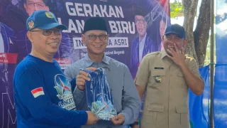 Bupati Rahmat dan Haji Iyan Warnai Aksi Sosial Partai Demokrat Tala di Tengah Penjaringan Ketua