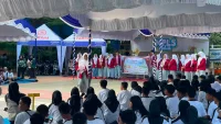 Keisya Adellia Antusias Ikuti MPLS SMAN 1 Banjarmasin Kolaborasi PT STSJ Yamaha: "Seru, Nggak Monoton"