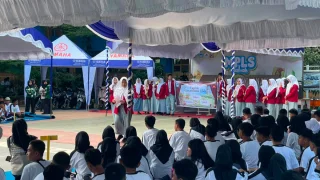 Keisya Adellia Antusias Ikuti MPLS SMAN 1 Banjarmasin Kolaborasi PT STSJ Yamaha: "Seru, Nggak Monoton"
