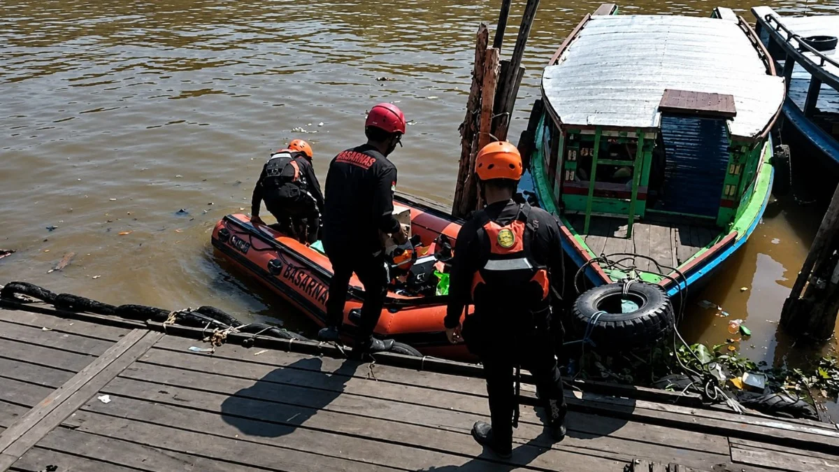 Seorang Pria Dikabarkan Tenggelam, Basarnas Banjarmasin Masih Lakukan Pencarian