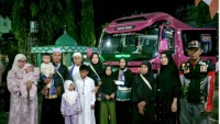 37 Jemaah Umrah Asal HST Akhirnya Terbang ke Tanah Suci Bersama Travel Embun Nabawi