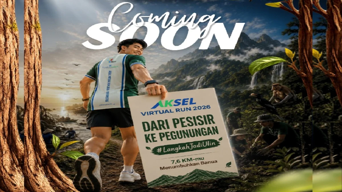 AKSEL Virtual Run 2026, Setiap Langkah menjadi Ulin