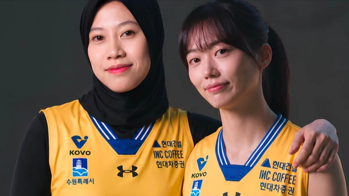 Megawati  Dilayani Setter Timnas Voli Korea di Debut Hyundai Hillsate vs Wonder Dogs