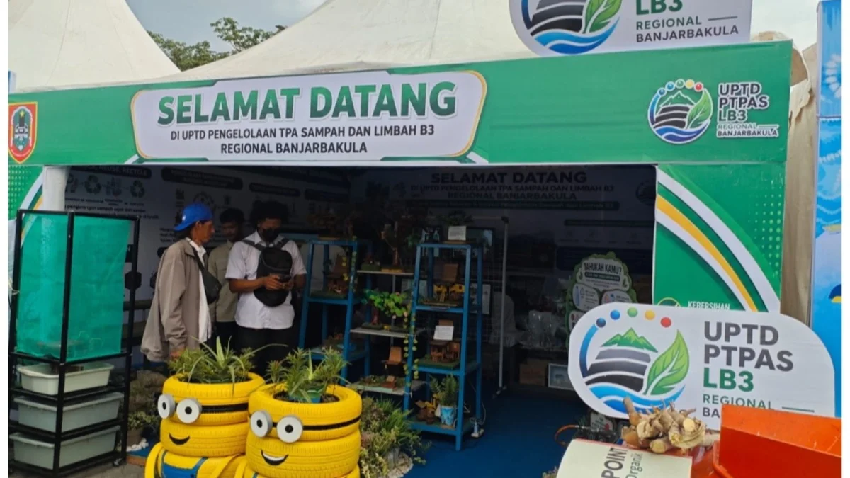 Inovasi Pengelolaan Gas Metan Ditampilkan TPA Banjar Bakula di Kalsel Expo 2026