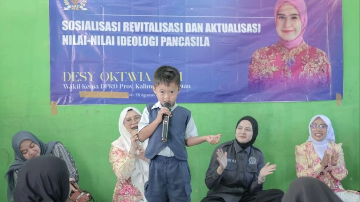 Cara Efektif Wakil Ketua DPRD Kalsel Kenalkan Nilai Pancasila ke Anak-anak
