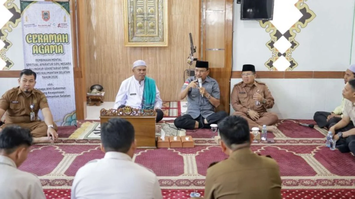 KH Fadlan Noor Tempa Mental ASN Sekretariat DPRD Kalsel, Supian HK: Terapkan di Kehidupan