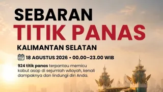 Ada 924 Titik Panas di Kalsel, Berpotensi Kabut Asap