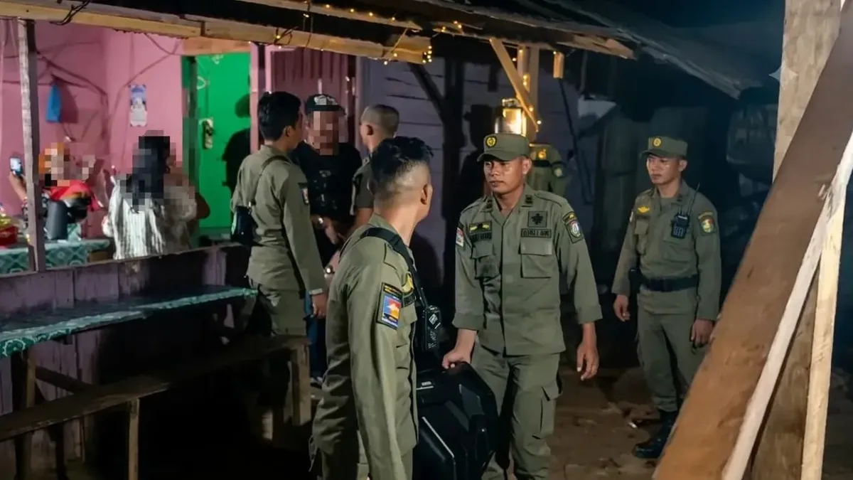 Abaikan Teguran Tertulis, Satpol PP Tanah Laut Sita Pengeras Suara Warung Remang-Remang Pasar Pelaihari