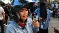 Rugi Jutaan karena Setop Berjualan Online Akibat Listrik Padam, Acil Mila Ikut Demo BEM se-Kalsel