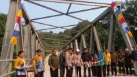 Jembatan Gala Gala di Tabalong Rampung, Permudah Mobilitas Warga Desa Binjai