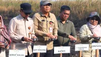 Perkuat Ketahanan Pangan, Pemkab Tanah Laut dan Kementan Gelar Gerakan Tanam Serempak Nasional