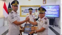 Kenang Dua Tahun Pimpin Rumah Tahanan Barabai HST, Komang Serahkan Tugas kepada Nanang