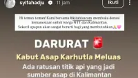 Syifa Hadju Posting Video Karhutla Kalimantan di Saat El Rumi Diterpa Isu Pelecehan