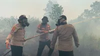 Karhutla Kembali Terjadi di Banjarbaru, Tim Gabungan Masih Berjibaku Padamkan Api