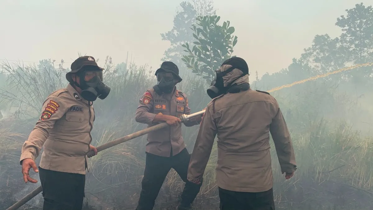 Karhutla Kembali Terjadi di Banjarbaru, Tim Gabungan Masih Berjibaku Padamkan Api