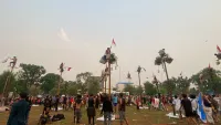 Antusias Warga Tinggi, KNPI HST Siapkan Panjat Pinang Lebih Banyak Tahun Depan