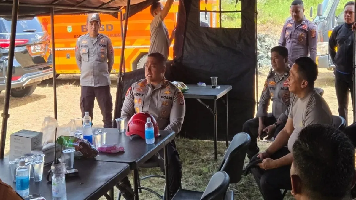 Pastikan Kesiapan Satgas, Kapolres Tanah Bumbu Tinjau Posko Karhutla