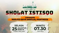 Sholat Istisqa di Masjid Sabilal Muhtadin: Imam H Ahmad Sawiti, Khatib Guru Humaidi