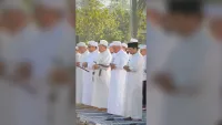 Salat Istisqa di Masjid Raya Sabilal Muhtadin, Gubernur Berharap Hujan Turun di Kalsel