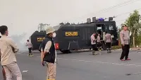 Karhutla di Banjarbaru, Jalan Menuju Bandara Syamsudin Noor Tertutupi Asap