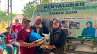 DKP3 Kabupaten Balangan Salurkan Beras ke Daerah Rawan Pangan