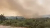 Karhutla di Gambut Kabupaten Banjar, Warga Perumahan Panik