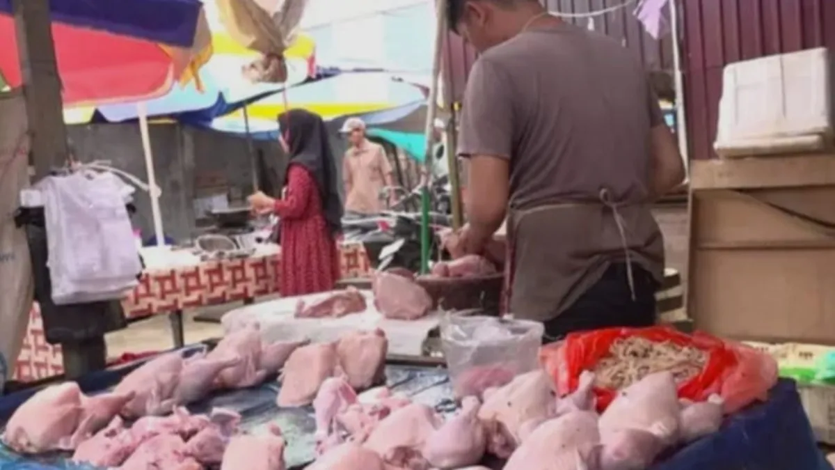 Harga Daging Ayam Naik, Cabai Rawit Tiung Turun di Pasar Tanjung Tabalong