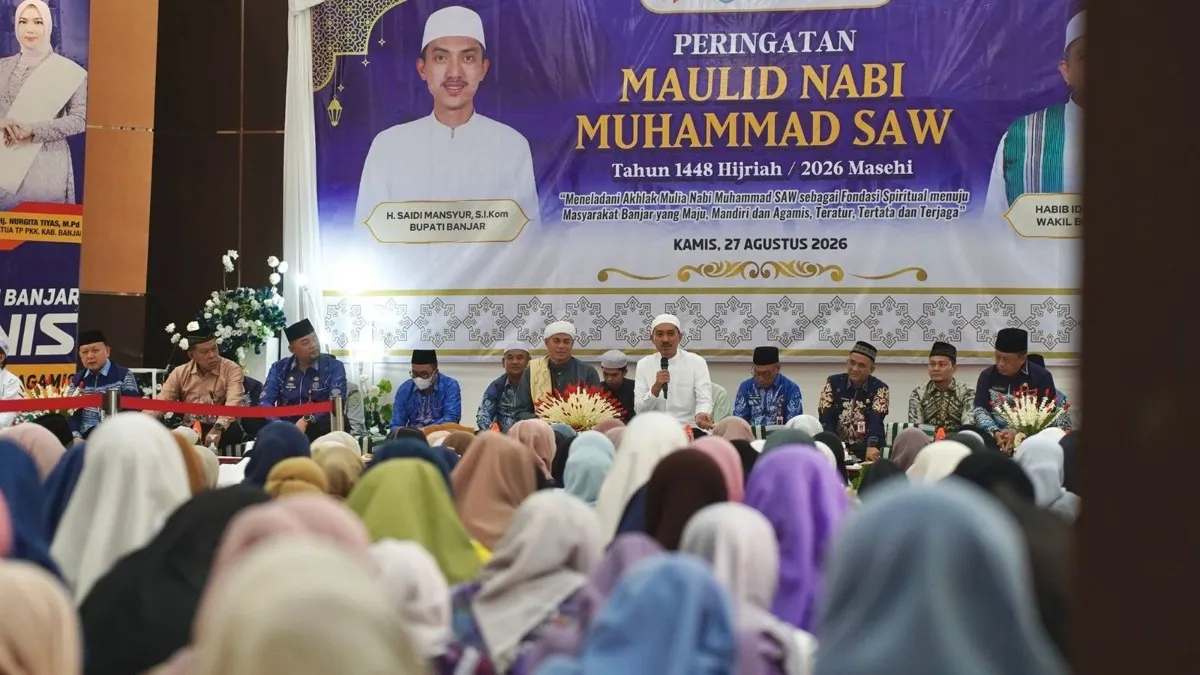 Peringati Maulid Nabi, Bupati Banjar Saidi Mansyur Ingatkan ASN Jaga Sikap dan Etika