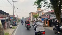 Kabut Asap Telah Selimuti Kota Barabai HST, Warga Mulai Pakai Masker