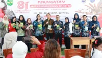 Bunda PAUD Tanah Bumbu Kenalkan Sayuran kepada Anak dan Pola Makan Sehat Sejak Dini di