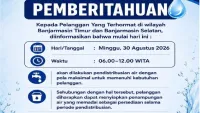 Pagi Ini PAM Badarmasih Lakukan Distribusi Maksimal di Dua Wilayah, Warga Diminta Siapkan Penampungan