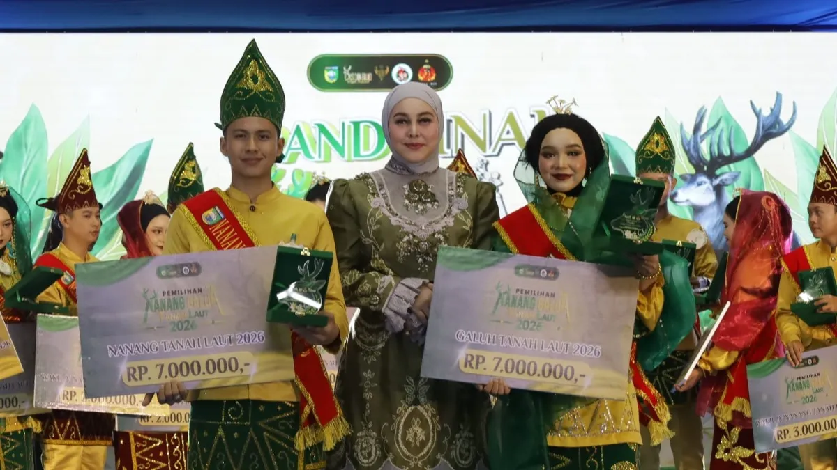 Ahmad Sofwan dan Indah Nur Afifah Terpilih Sebagai Nanang Galuh Tanah Laut 2026