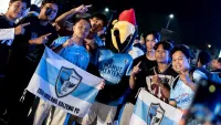 Burung Enggang Muncul di Bundaran Besar Palangka, Isen Mulang Kalteng FC Juga Perkenalkan Jersey