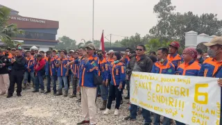 Eks Karyawan PT BBP Kembali Demo Kejari Tabalong, Tuntut Kepastian Gaji 6 Bulan yang Masih