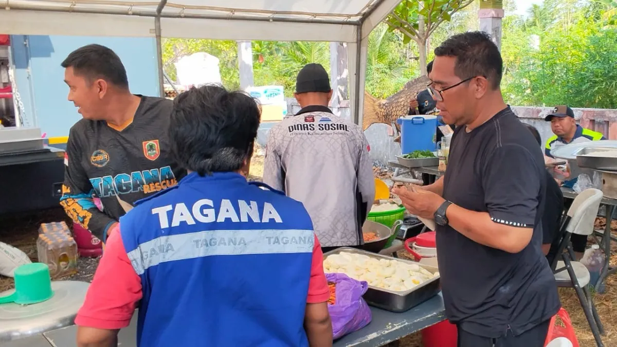 Di Balik Penanganan Karhutla, Dapur Umum Dinsos Kalsel Siapkan 600 Bungkus Makanan per Hari