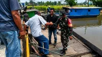 Jembatan Mantuil Banjarmasin Runtuh, Pemko Pinjam Material TNI Bangun Akses Darurat