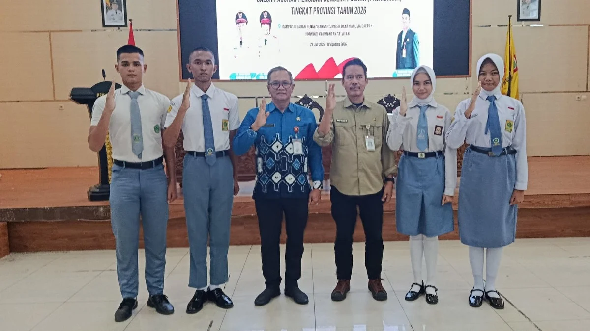 4 Pelajar HST Lolos Calon Paskibraka Kalsel 2026, Jalani Pemusatan Latihan Jelang HUT RI