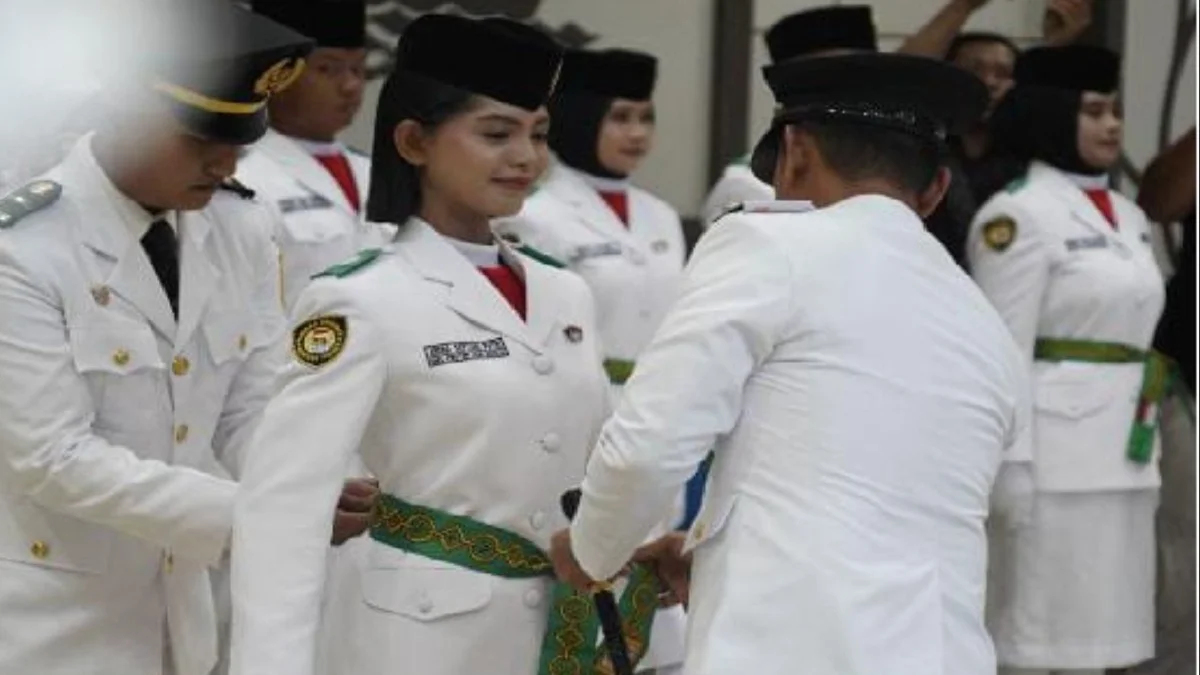 Andra Septiani Putri Berharap Tugas Pengibaran Bendera Berjalan Lancar