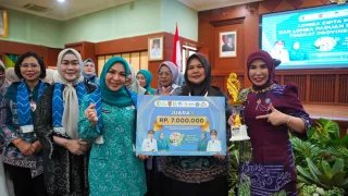 Balangan Juara 1 Lomba B2SA Kalsel, TP PKK Desa Putat Basiun Andalkan Pangan Lokal