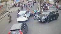 Bantu Korban Kecelakaan Lalu Lintas, Wakapolsek Samarinda Ulu Malah Kena Pukul