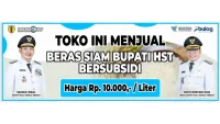 Beras Siam Bupati HST Bersubsidi Rp10.000 per Liter Mulai Dijual 17 Agustus