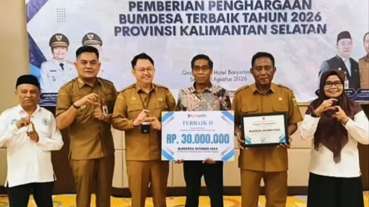 BUMDes Sumber Mas Desa Masingai I Kecamatan Upau Tabalong Raih Juara II Tingkat Provinsi