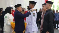 Bupati Andi Rudi Latif Kukuhkan Paskibraka Angkatan 23 Tanah Bumbu Tahun 2026