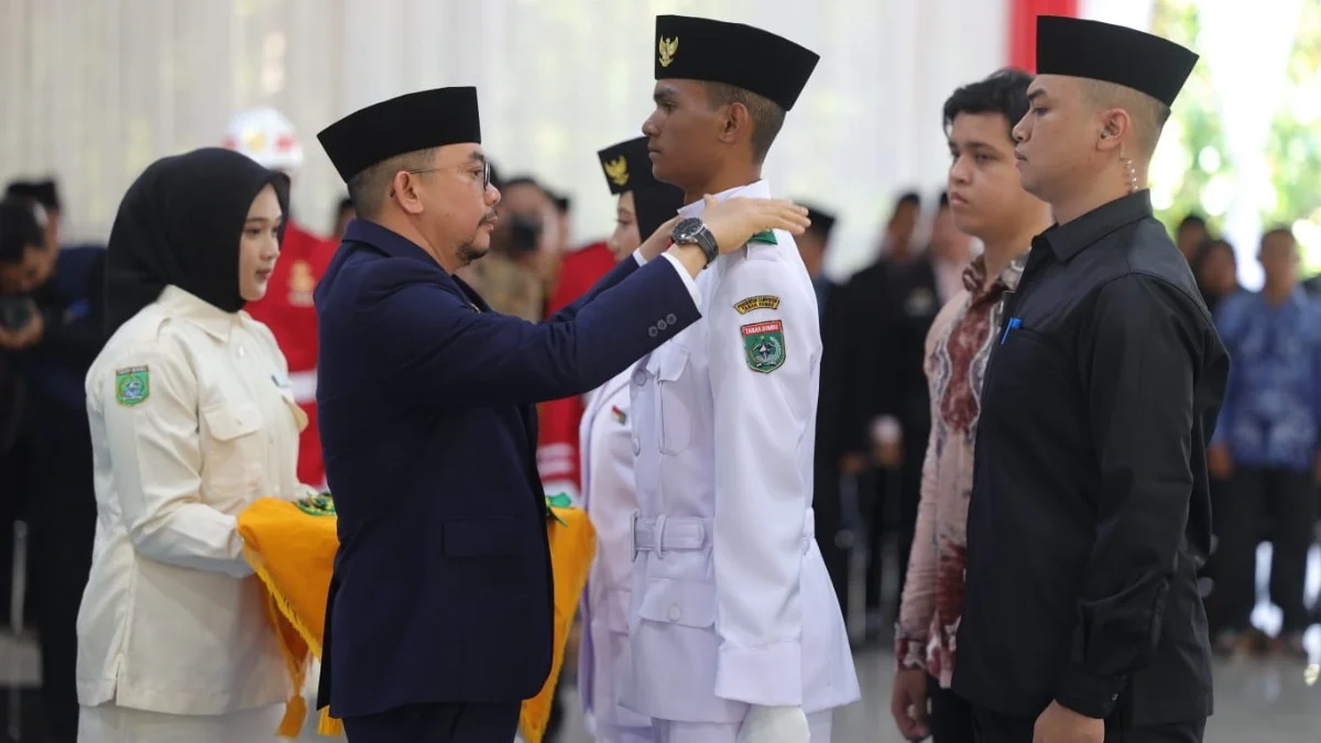 Bupati Andi Rudi Latif Kukuhkan Paskibraka Angkatan 23 Tanah Bumbu Tahun 2026