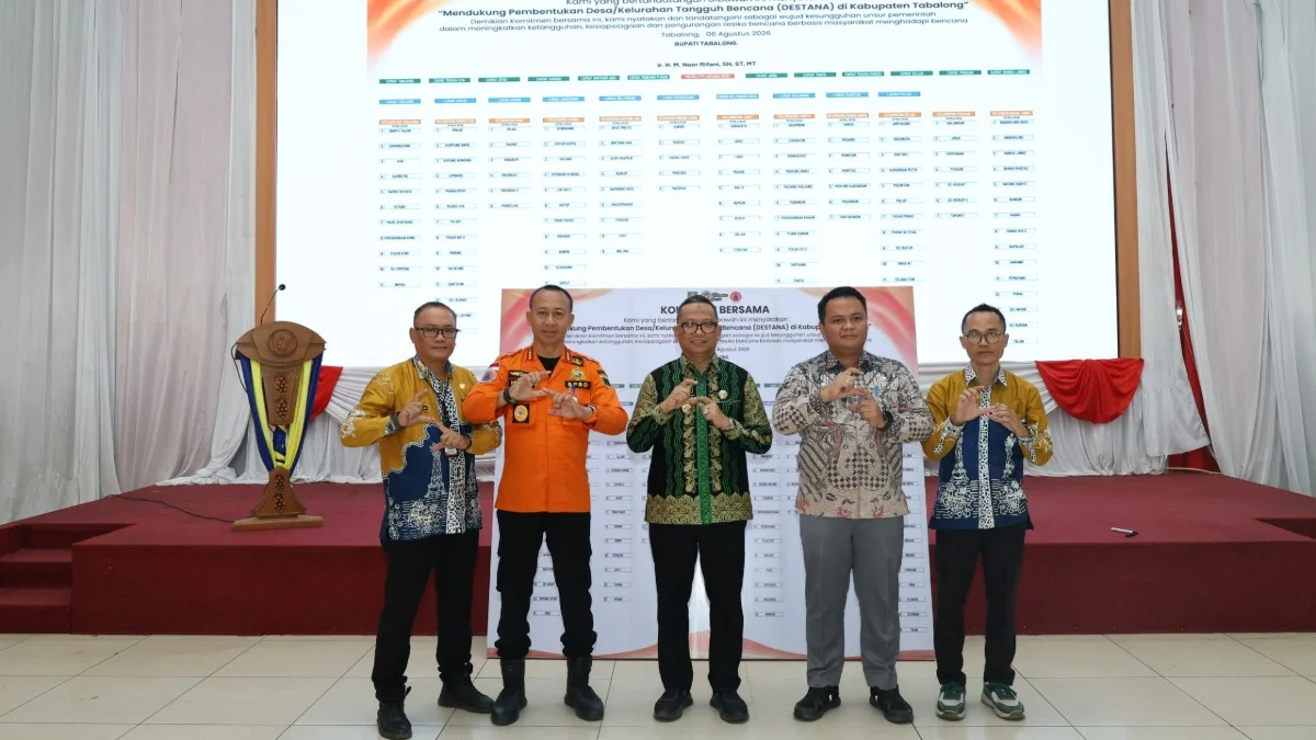 Bupati Tabalong Dorong Seluruh Desa dan Kelurahan Bentuk Destana untuk Perkuat Kesiapsiagaan Bencana