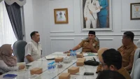 Bupati Tala H Rahmat Trianto Perkuat Sinergi Bersama Balai Prasarana Kalsel Demi Sanitasi Layak
