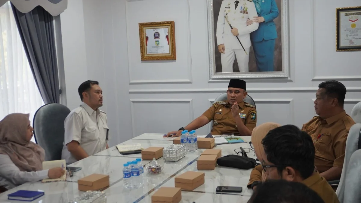 Bupati Tala H Rahmat Trianto Perkuat Sinergi Bersama Balai Prasarana Kalsel Demi Sanitasi Layak