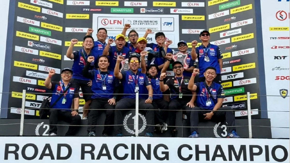 Cetak Sejarah Baru! Yamaha Racing Indonesia Raih Kemenangan Race Perdana SS600 ARRC